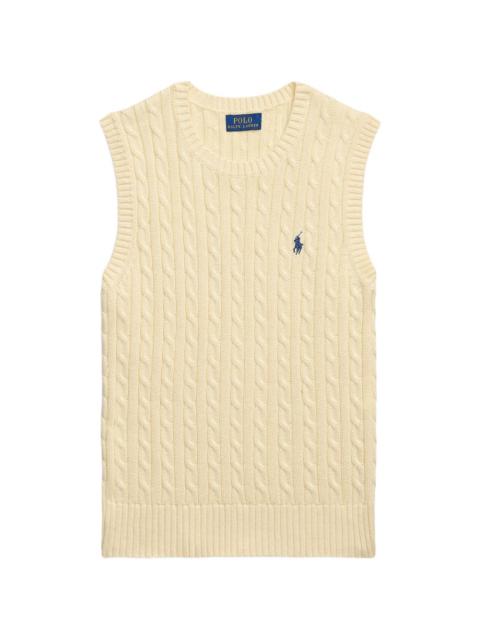 Polo Ralph Lauren cable-knit sleeveless top