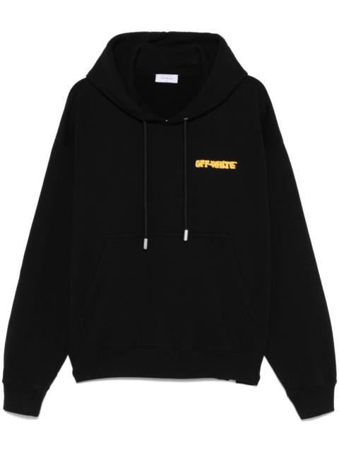 Off-White puffy-logo hoodie