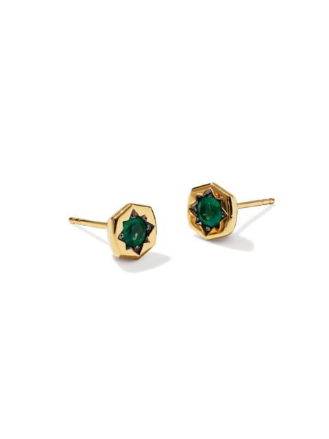KENDRA SCOTT Davie Star 18k Gold Vermeil Stud Earrings