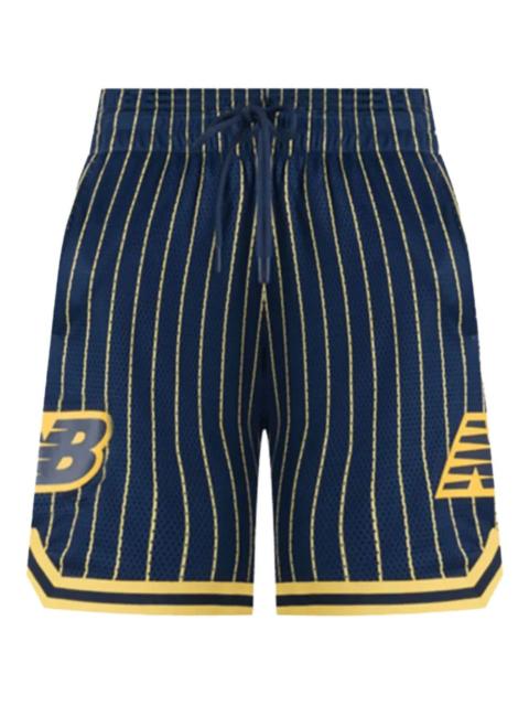 New Balance In Game pinstripe mesh track shorts
