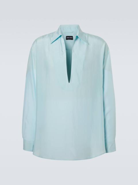 GIORGIO ARMANI Silk shirt