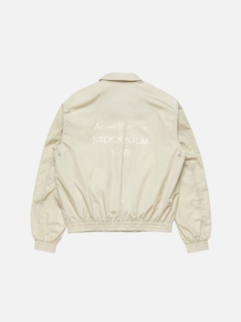 Acne Studios Lightweight nylon jacket - Light taupe