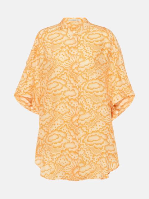 Stella McCartney cloud-print tunic shirt