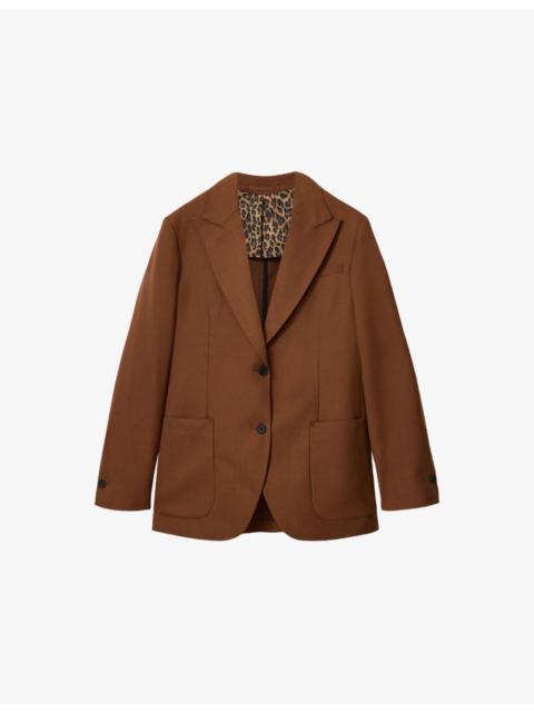 ALLSAINTS Beck Relaxed-Fit Wool-Blend Blazer