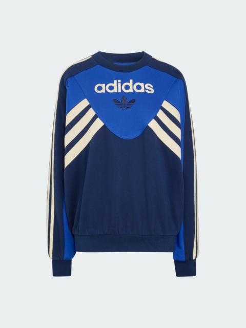 adidas GARMENT WASHED GRAPHIC CREW Sweatshirt