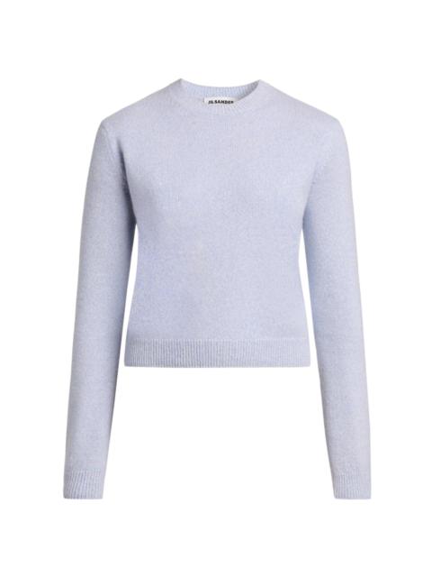 Jil Sander Women's Wool-Cashmere Crewneck Sweater - Blue Haze