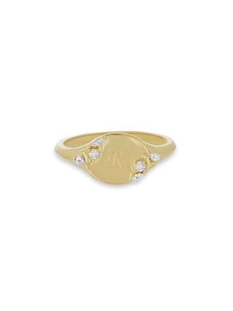 STONE AND STRAND Secret Garden Signet Ring