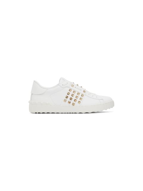 Valentino White Untitled Open Sneakers