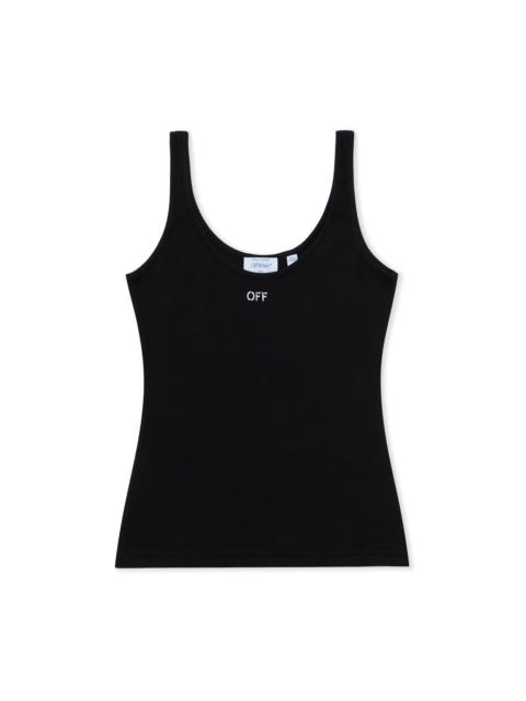 Off-White Off Stamp Rib Tank Top
