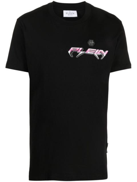 PHILIPP PLEIN SS Chrome round-neck T-shirt