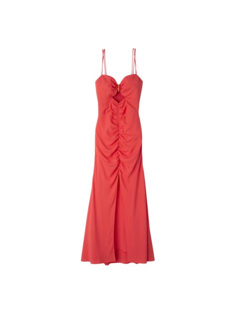 Longchamp Midi dress Strawberry - Crepe