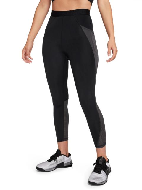 Pro High Waist Pocket Leggings in Black/Anthracite