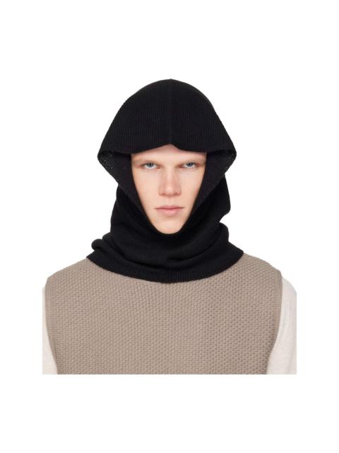 ISSEY MIYAKE Black Cashmere Winter Gear Snood