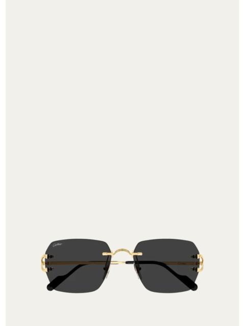 Cartier Motifs De Cartier 59MM Square Sunglasses