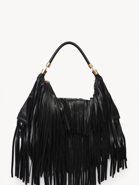 Chloé CHLOÉ FOULARD SHOULDER BAG IN FRINGED LEATHER
