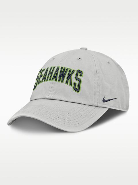 Nike Seattle Seahawks Primetime Club Arched Men's Nike NFL Adjustable Hat
