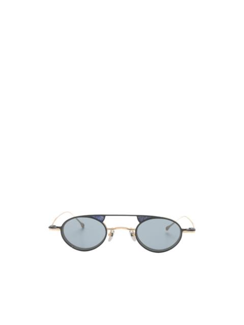 RIGARDS Ziggy Chen round-frame clip-on glasses