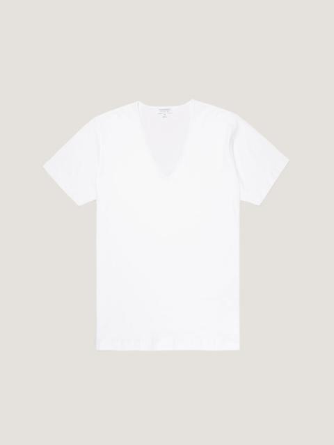Sunspel Superfine Cotton V‑Neck Underwear T‑shirt