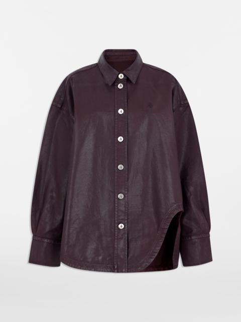 THE ATTICO PLUM SHIRT