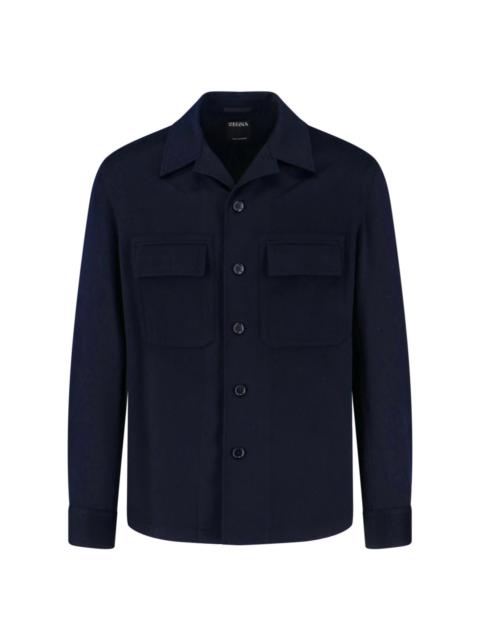 ZEGNA 'ALBA' WOOL SHIRT JACKET