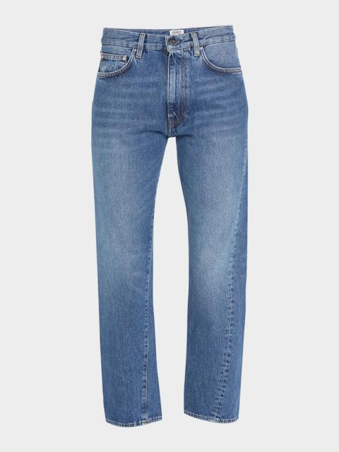 TOTEME Twisted Seam Straight-Leg Denim Pants