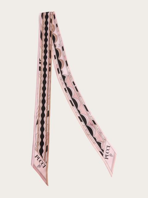 PUCCI MIXED PRINT SILK TWILL SCARF