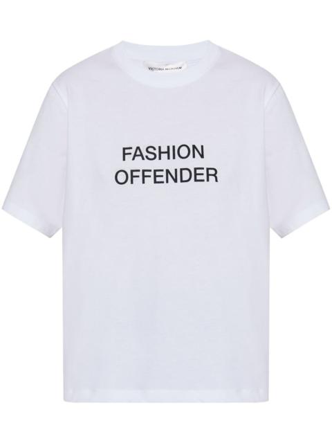 Victoria Beckham slogan-print T-shirt
