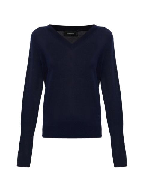 DSQUARED2 V-neck logo top