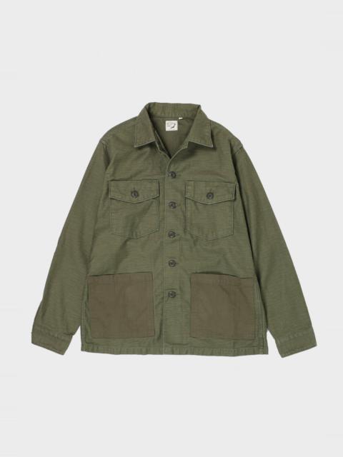 orSlow 4 Pockets U.S. Army Shirt - Dark Olive