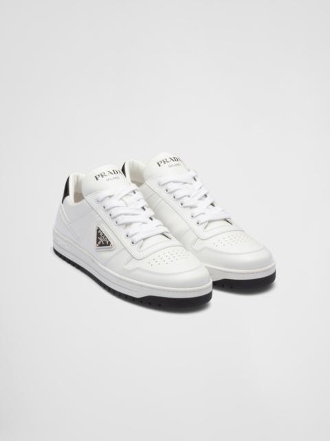 Downtown perforated leather sneakers