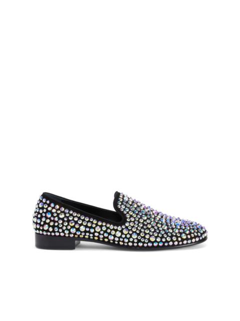 Giuseppe Zanotti Marvin Caleido crystal-embellished loafers