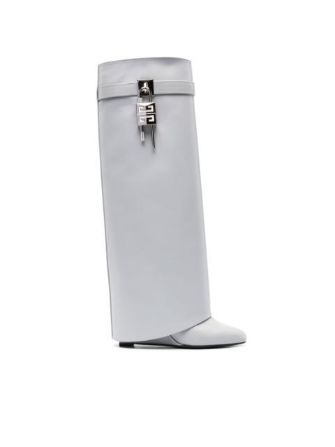 Givenchy Shark Lock 85mm leather boots