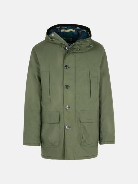 'WINTER BEAUFORT' GREEN COTTON BLEND PARKA