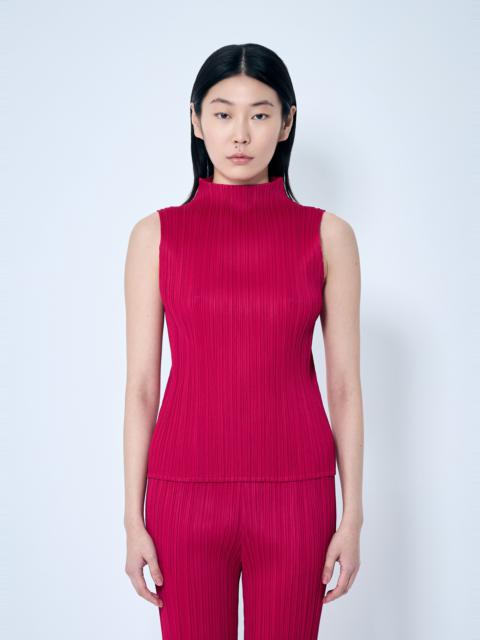 Pleats Please Issey Miyake High-Neck Top