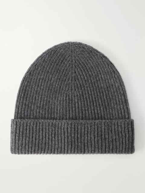 Johnstons of Elgin Ribbed Cashmere Beanie