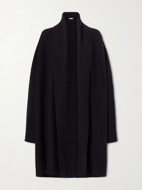The Row Novaan cashmere and silk-blend cardigan Black