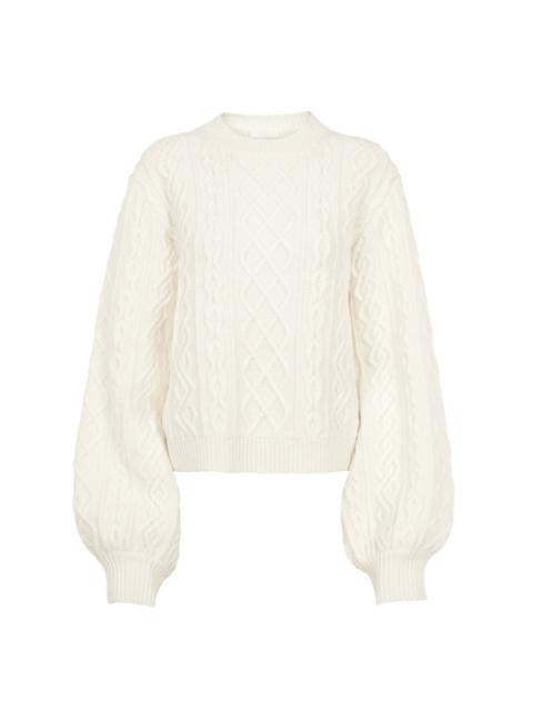 Chloé GENEROUS CABLE-KNIT SWEATER