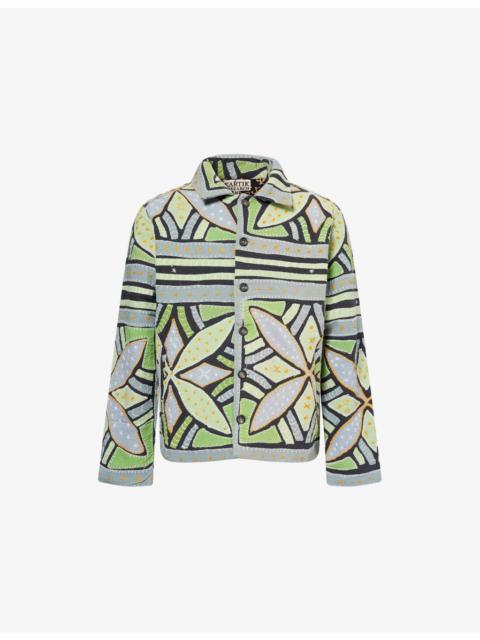 KARTIK RESEARCH Godhadi Quilt Embroidered Cotton Jacket