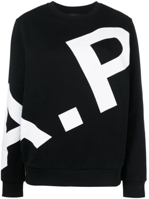 A.P.C. logo-print sweatshirt