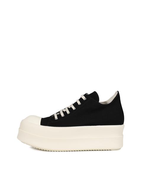 Rick Owens DRKSHDW MEGA BUMPER LOW SNEAKS / BLK MILK MILK