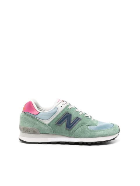 NEW BALANCE MiUK LOW TOP SNKR LTHR GRN