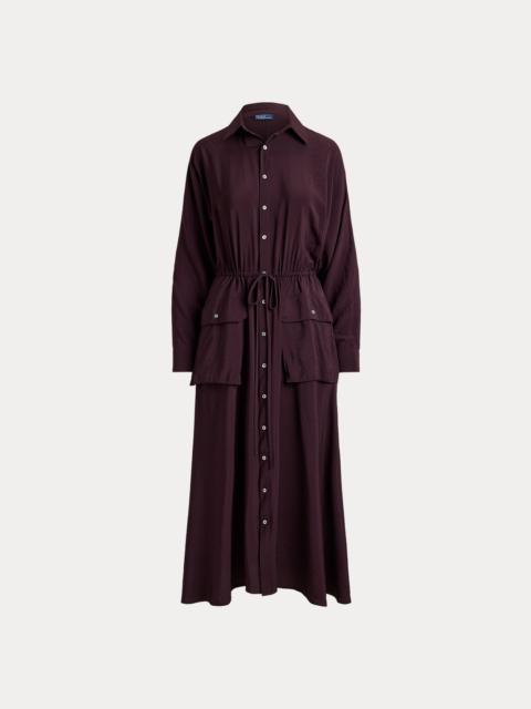 Polo Ralph Lauren Crepe Utility Shirtdress