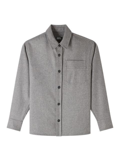 A.P.C. BASILE BRODÉE POITRINE OVERSHIRT