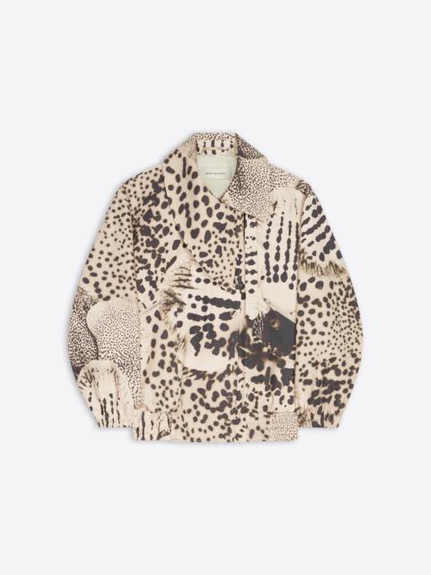 Dries Van Noten PRINTED COTTON BOMBER