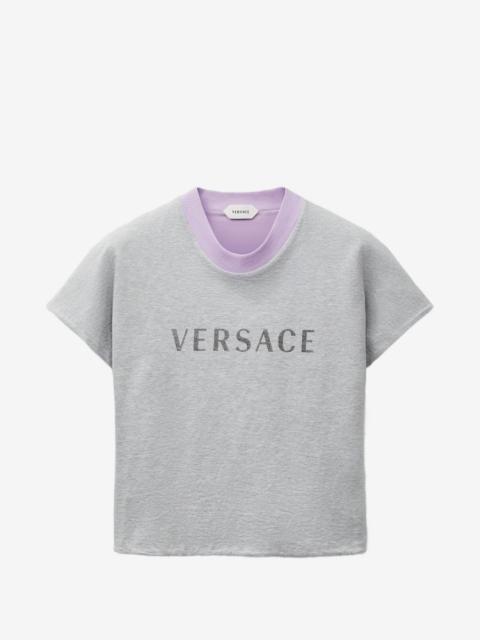 VERSACE logo-print T-shirt