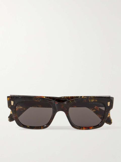 CUTLER AND GROSS 1391 Square-Frame Tortoiseshell Acetate Sunglasses