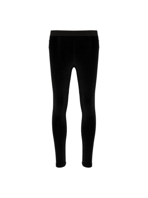lustrous velour signature leggings