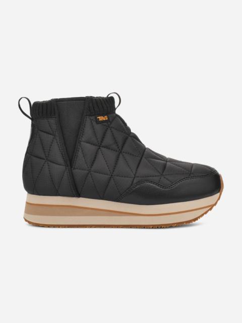 Teva Women's ReEmber Mid Platform Boot in Black