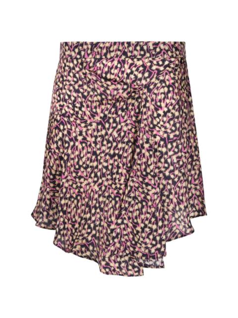 Isabel Marant Selena asymmetric draped skirt