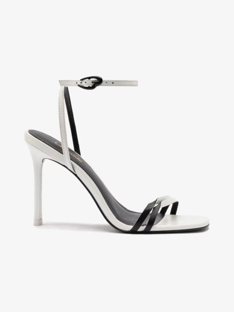Vesper Sandal In White Leather